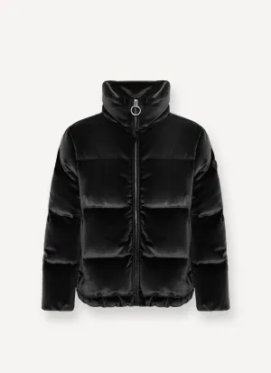 3440-GIRLS DOWN JACKET-Black