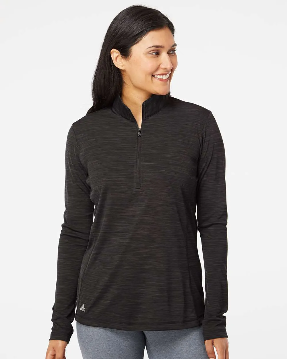 Adidas - Women's Lightweight Mélange Quarter-Zip Pullover* - Final Sale