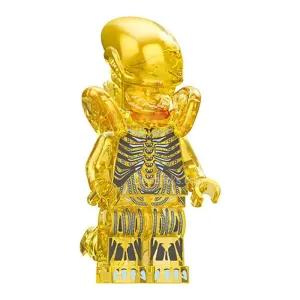 Aliens Xenomorph Transparent Yellow Custom Minifigures (Lego-Compatible Minifigures)