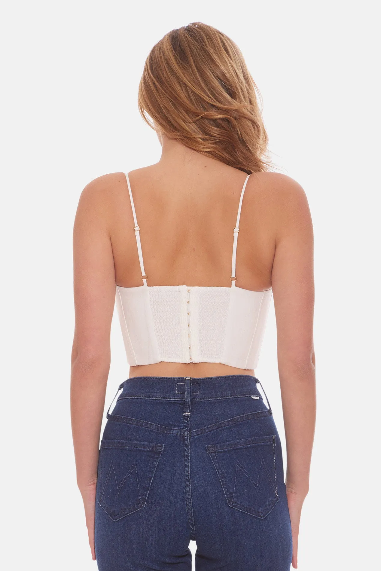 Alight Corset Top Ivory