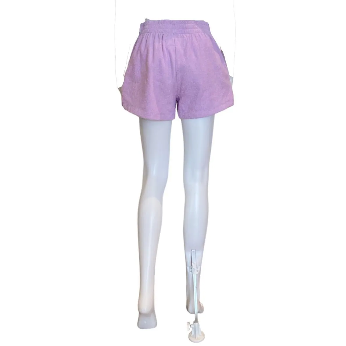 Alondra Pocket Towel Terry Shorts | Lavender