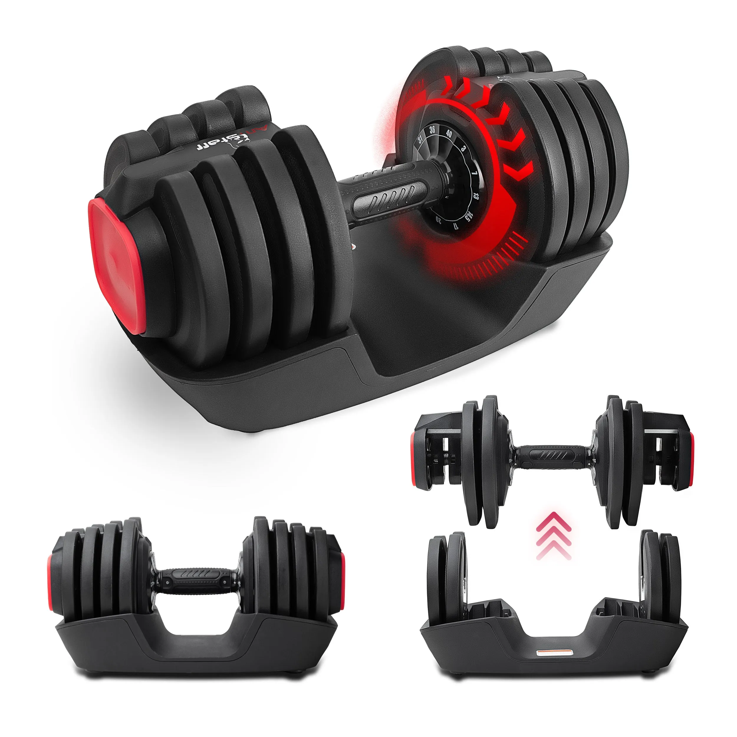 AmStaff Adjustable Dumbbell 3-40LB