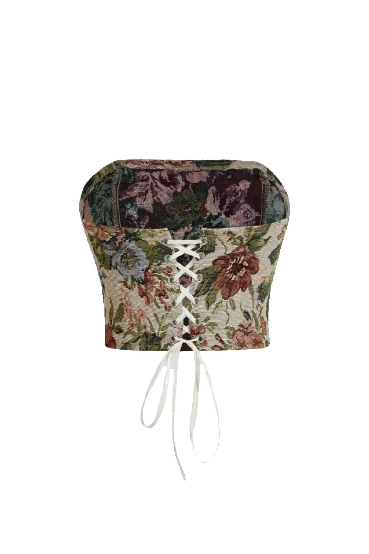 Annabeth Floral Corset Top (Nude Multi)