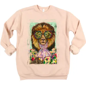 Bella Soft Style Luxe Lion Sweatshirt/ Gifts for Her