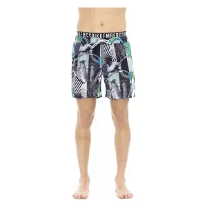 Bikkembergs Multicolor Polyester Men Swim Short