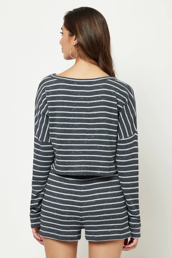 Blue Striped Loungewear