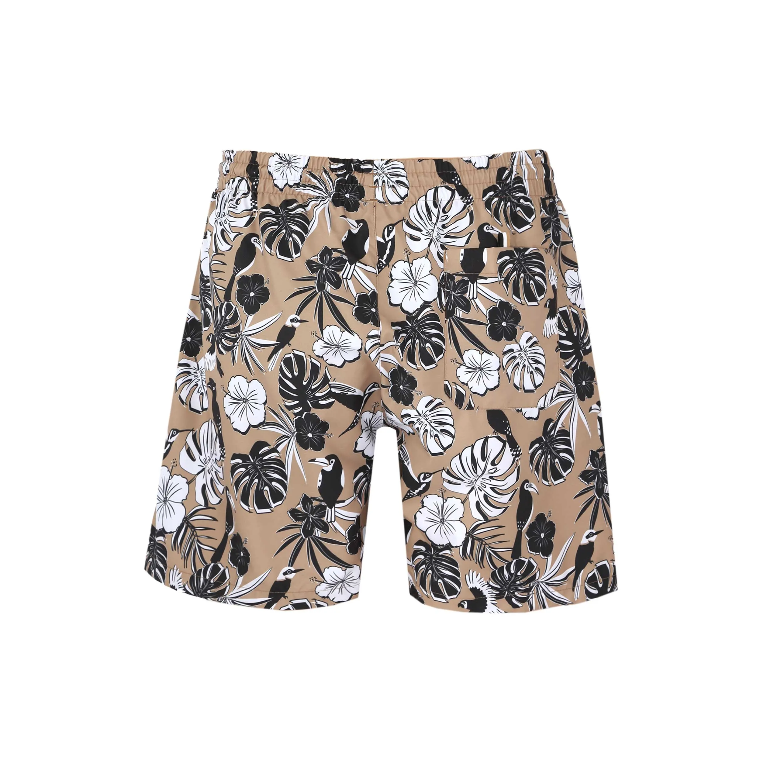 BOSS Piranha Swim Short in Medium Beige