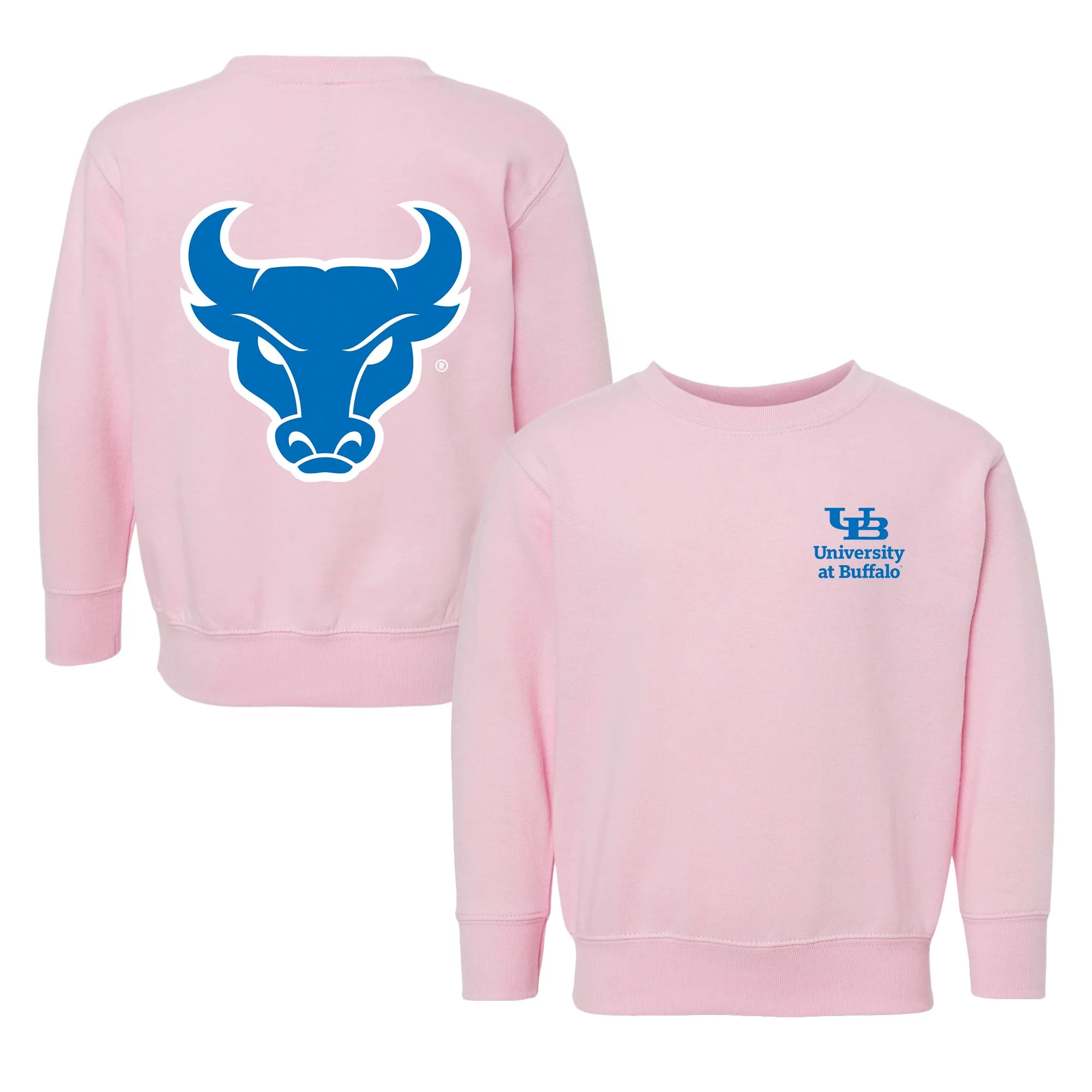 Buffalo Bulls Logo Toddler Crewneck Sweatshirt