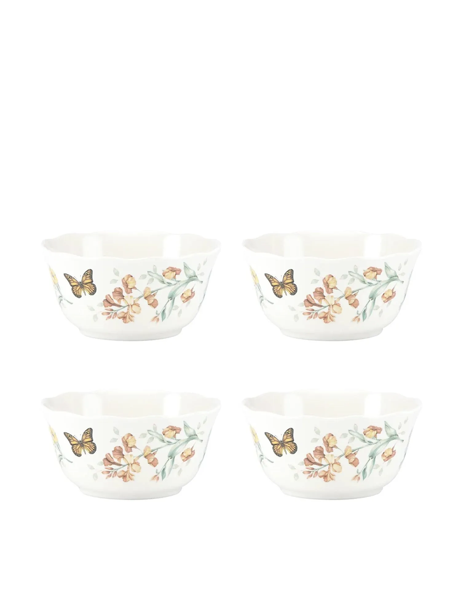 BUTTERFLY MDW MELAMINE DW AP BOWL S/4