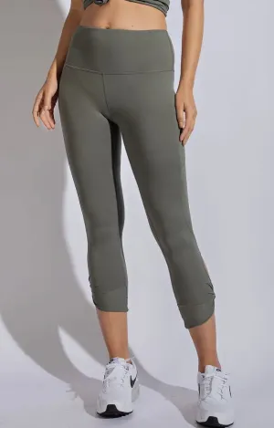 Capri Keyhole Leggings Sage