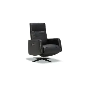 Ceres Leather Power recliner with Swivel Base