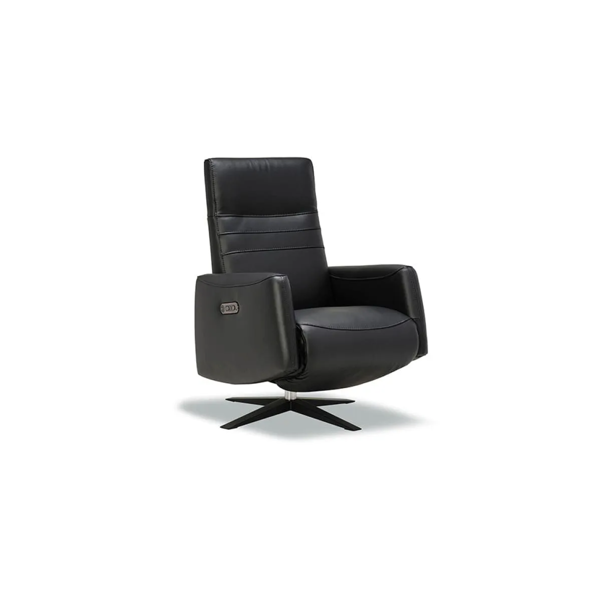 Ceres Leather Power recliner with Swivel Base