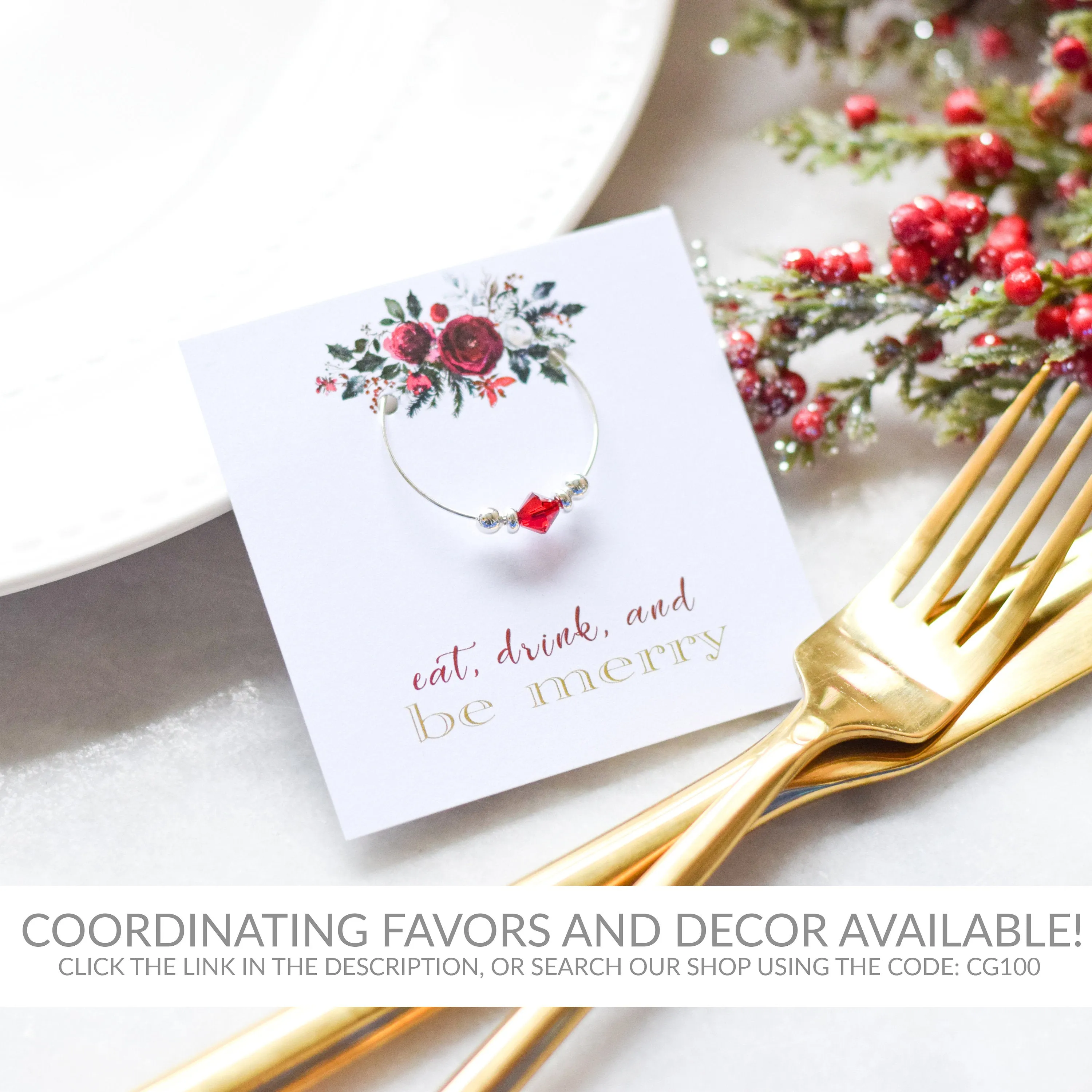 Christmas Party Drinks Sign Printable, INSTANT DOWNLOAD - CG100