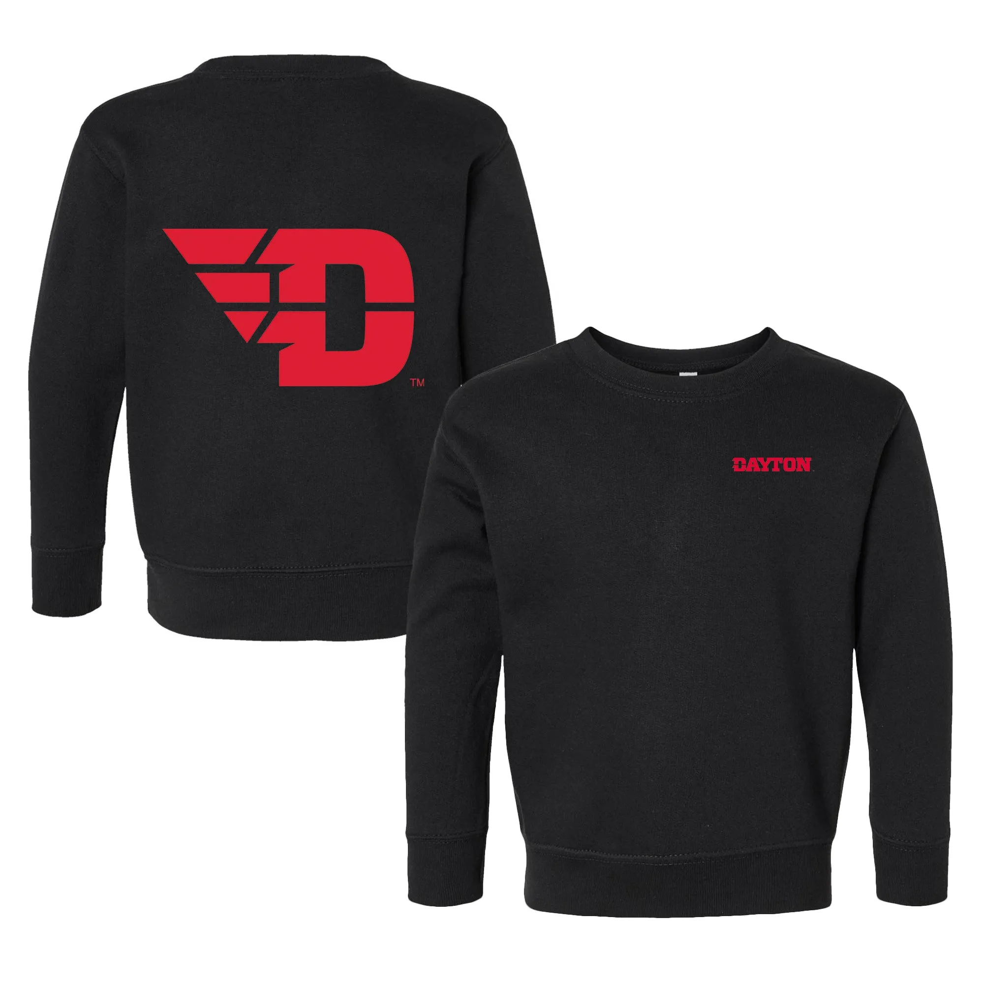 Dayton Flyers Logo Toddler Crewneck Sweatshirt