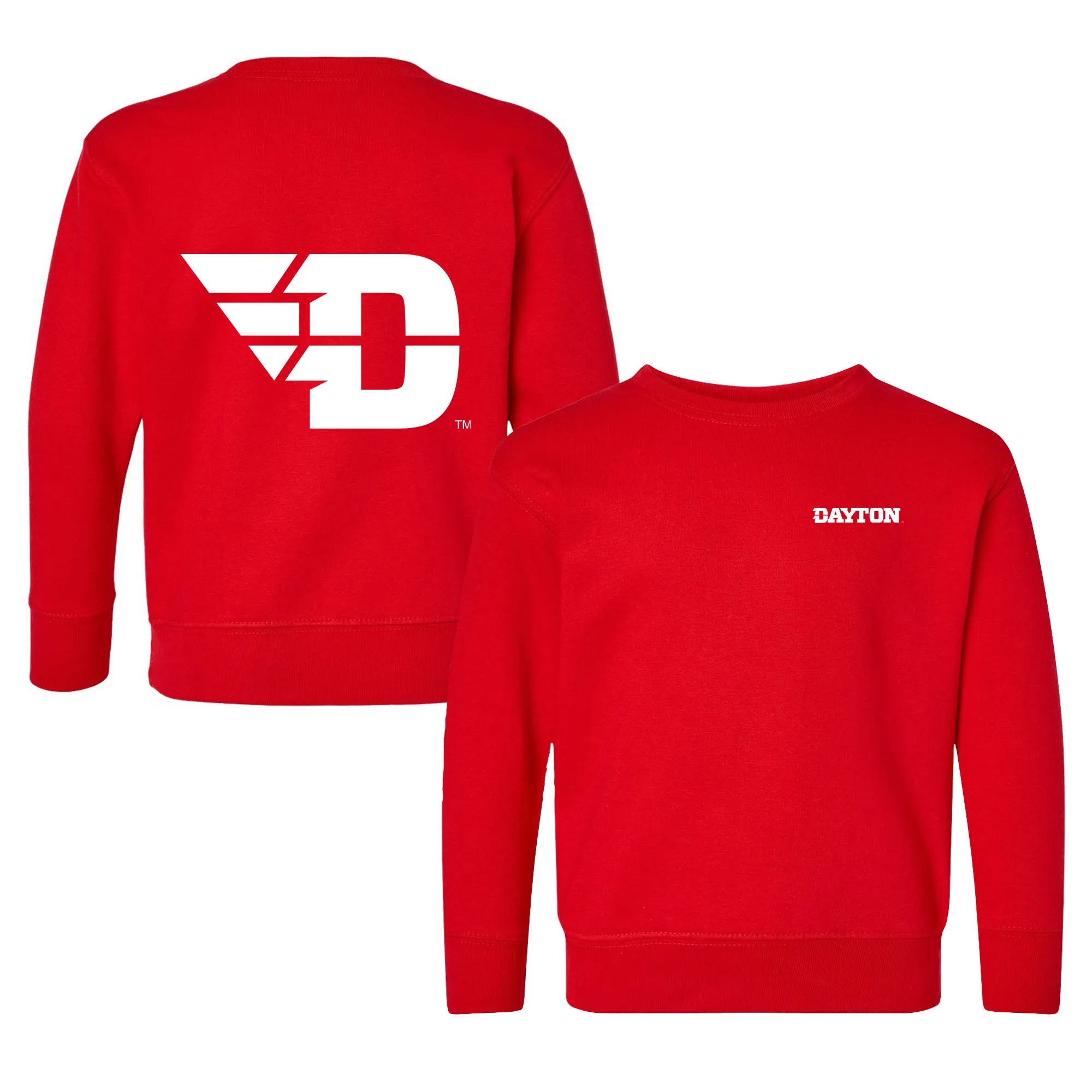 Dayton Flyers Logo Toddler Crewneck Sweatshirt