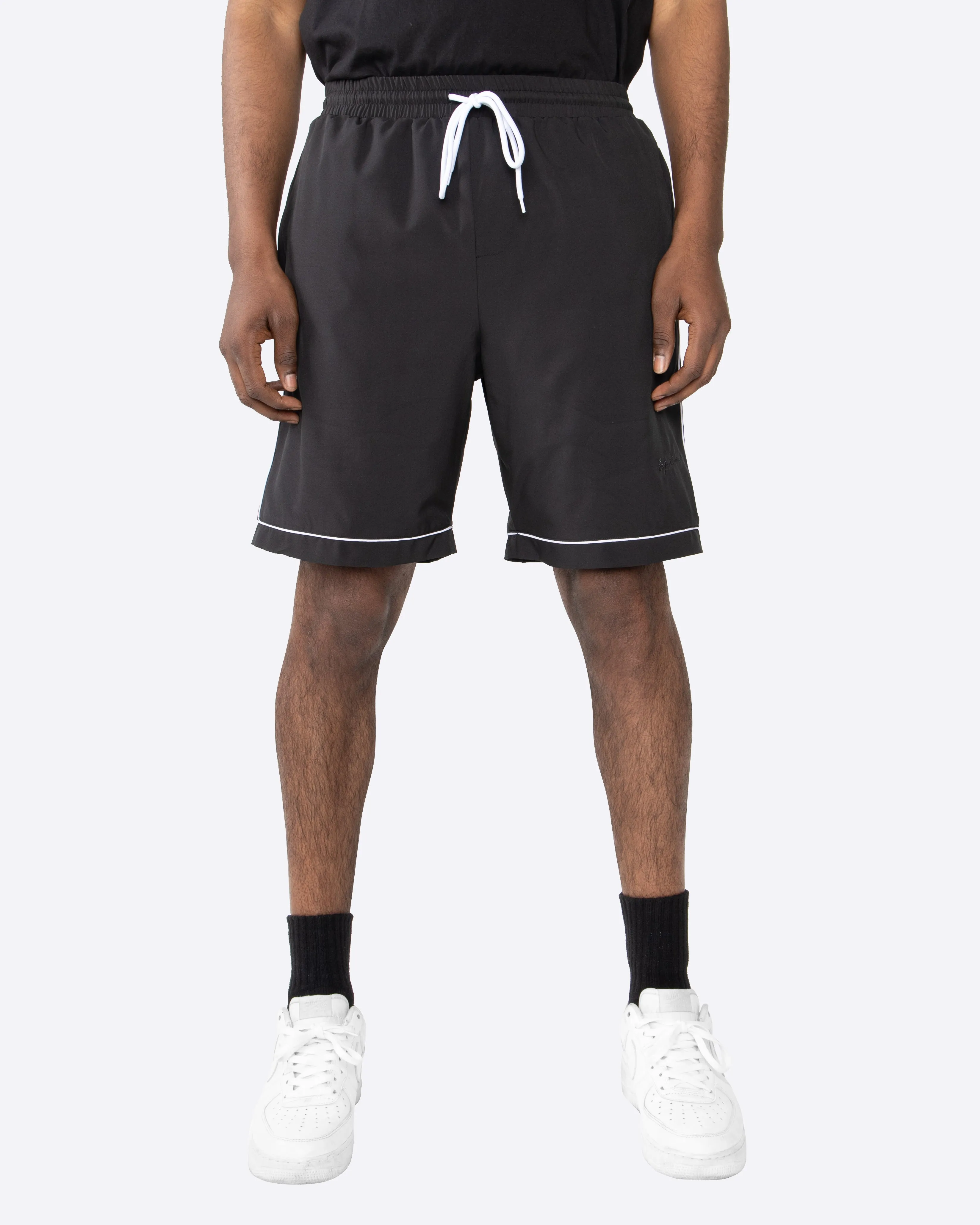 EPTM PIPING SHORTS-BLACK