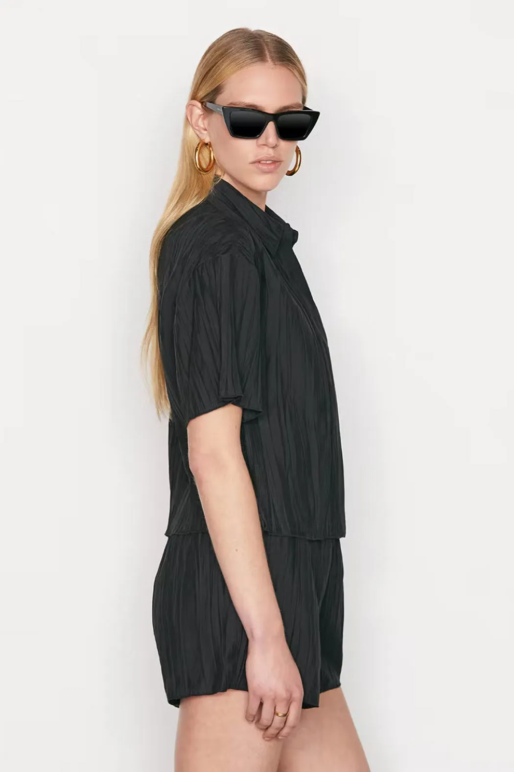 Frame - Pleated Lounge Shirt