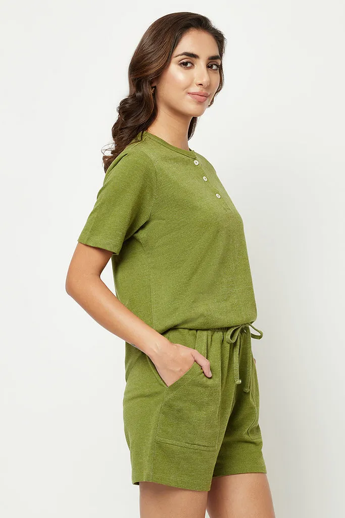 Grass Green Loungewear Set