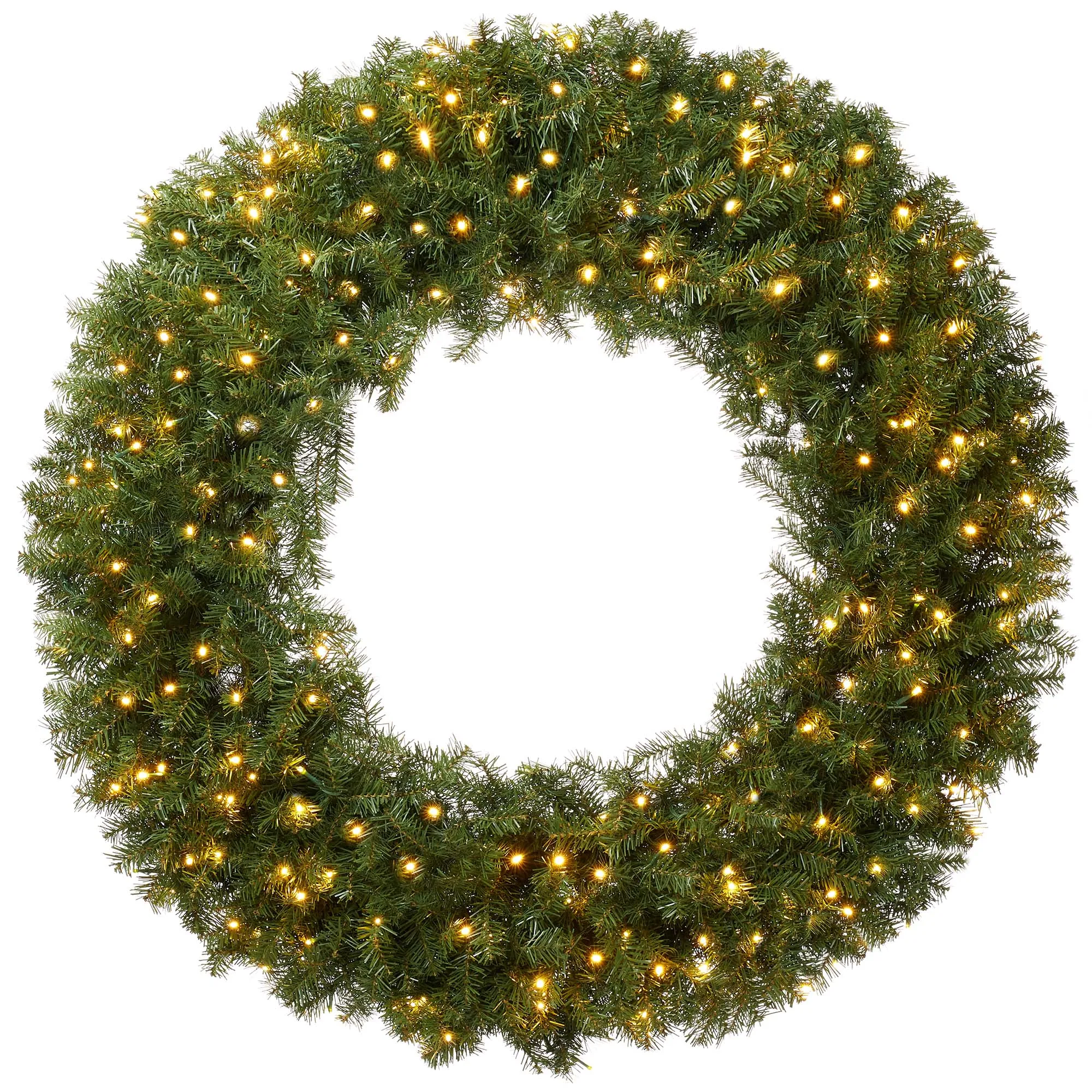 Green Fir Artificial Holiday Christmas Wreath Holiday Décor