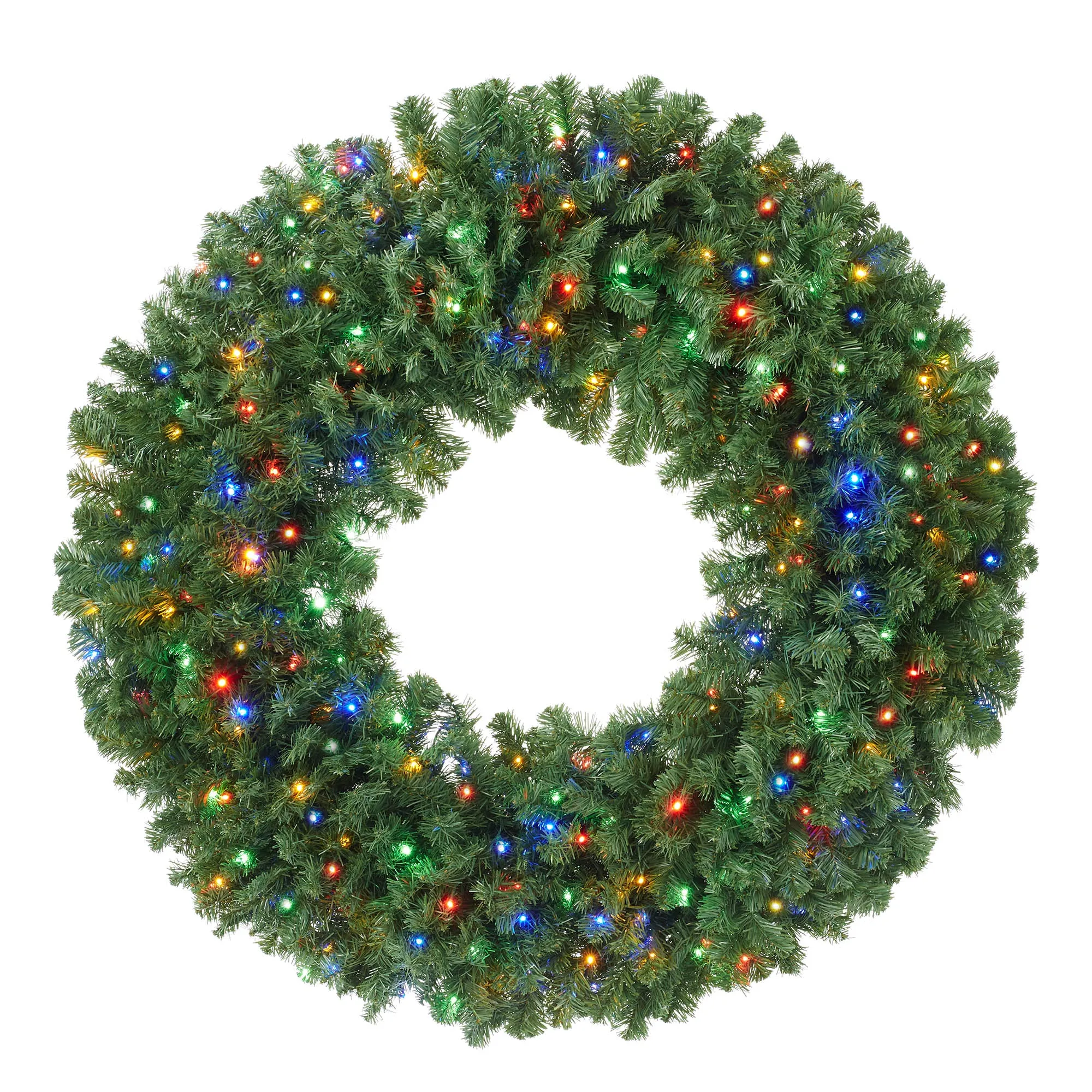 Green Fir Artificial Holiday Christmas Wreath Holiday Décor