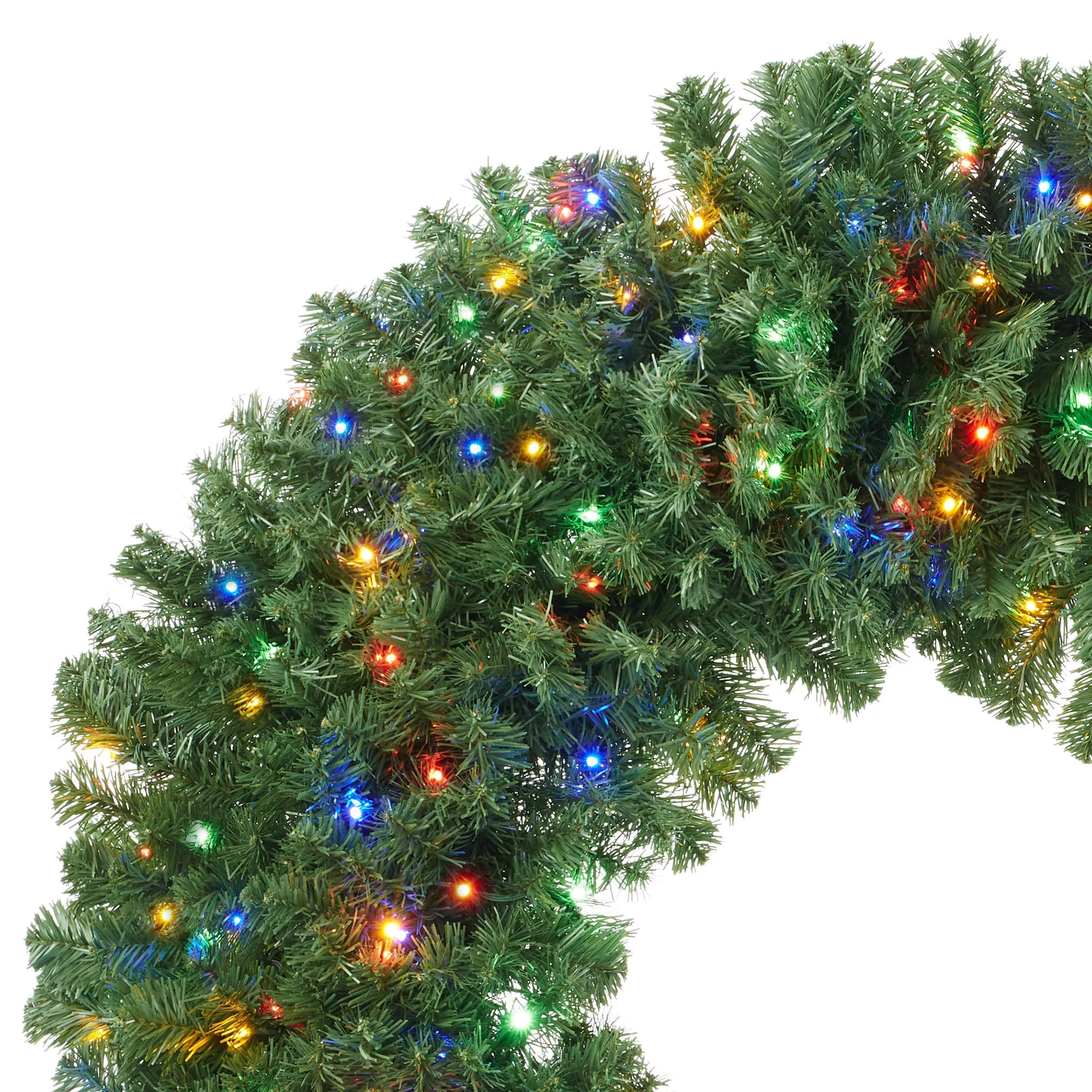 Green Fir Artificial Holiday Christmas Wreath Holiday Décor