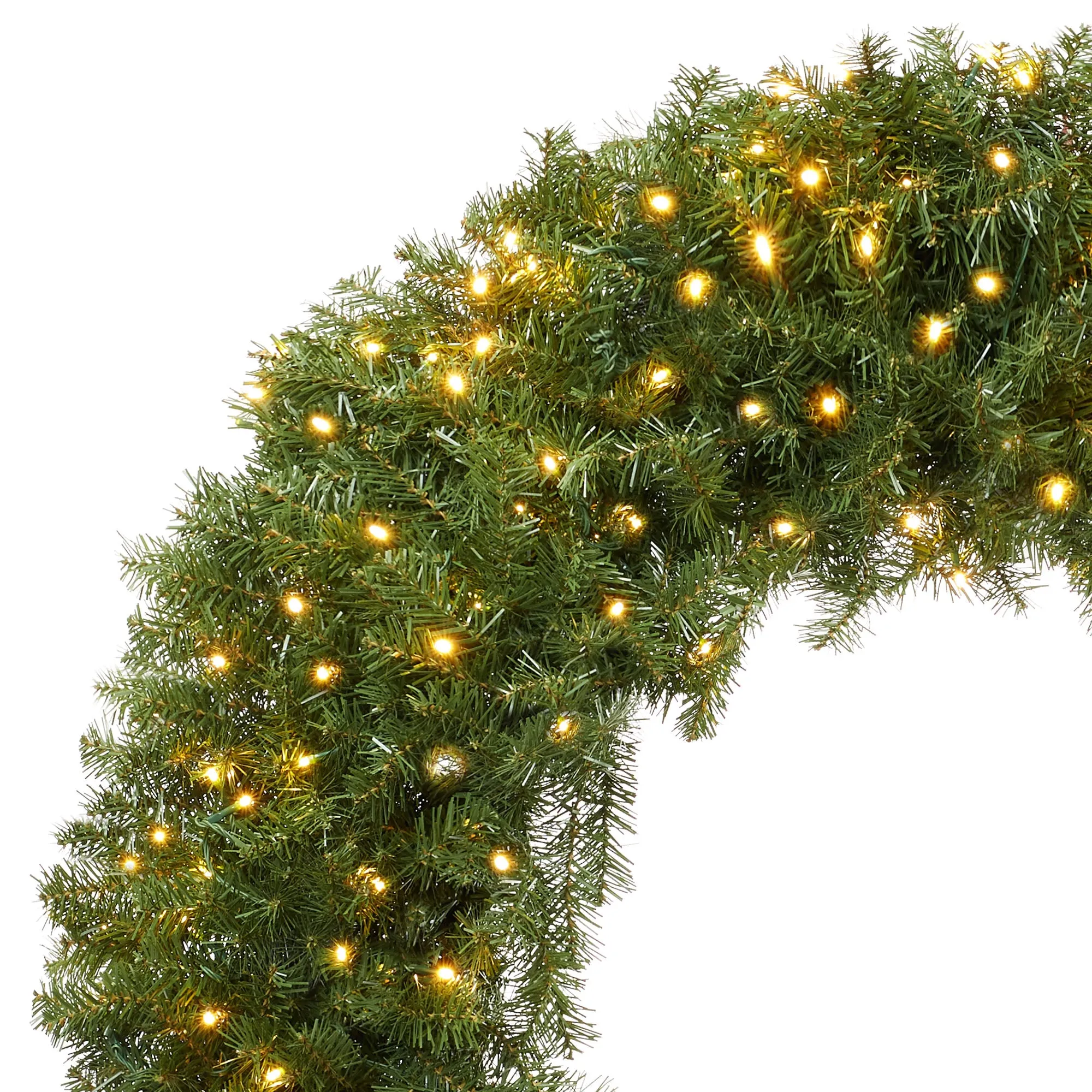 Green Fir Artificial Holiday Christmas Wreath Holiday Décor