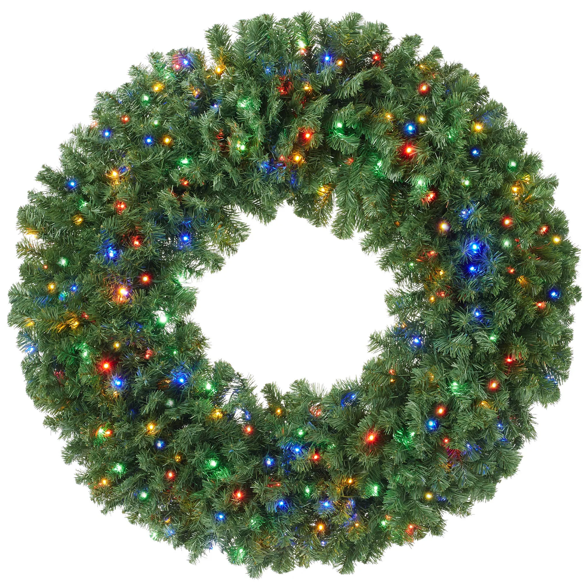 Green Fir Artificial Holiday Christmas Wreath Holiday Décor