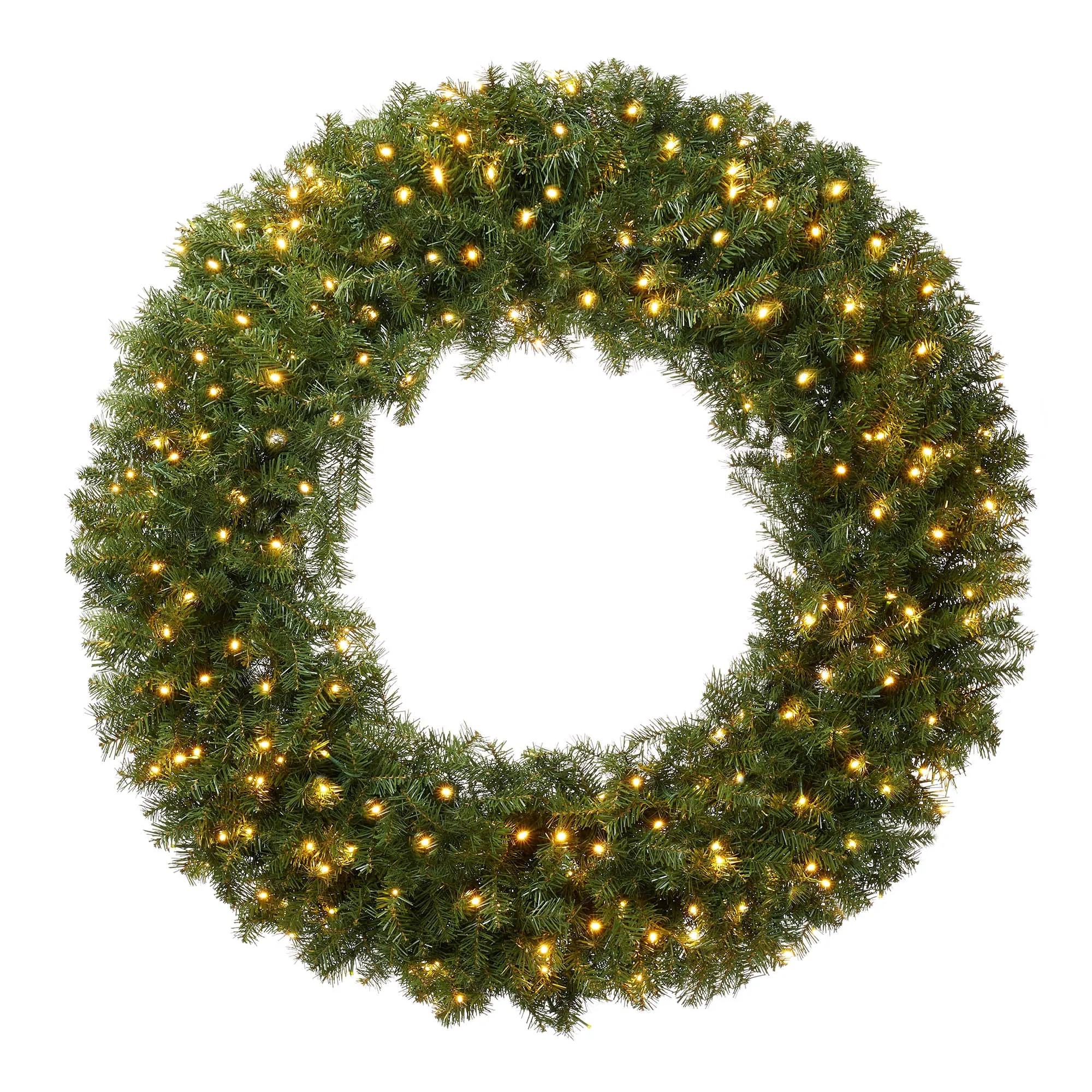 Green Fir Artificial Holiday Christmas Wreath Holiday Décor