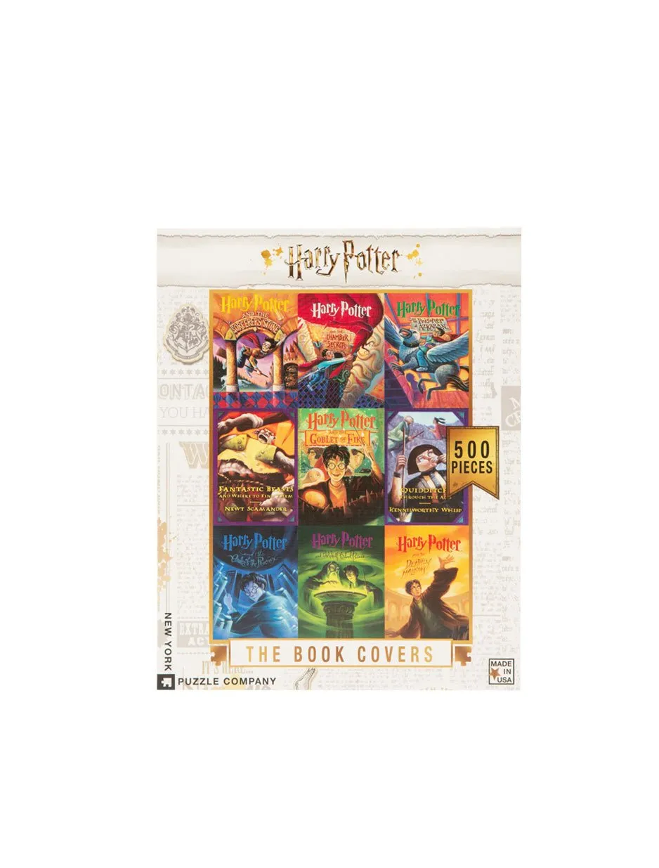 Harry Potter Book Cover Collage 500 Piece Puzzle