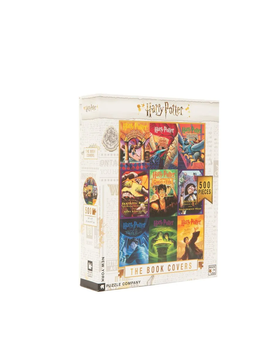 Harry Potter Book Cover Collage 500 Piece Puzzle