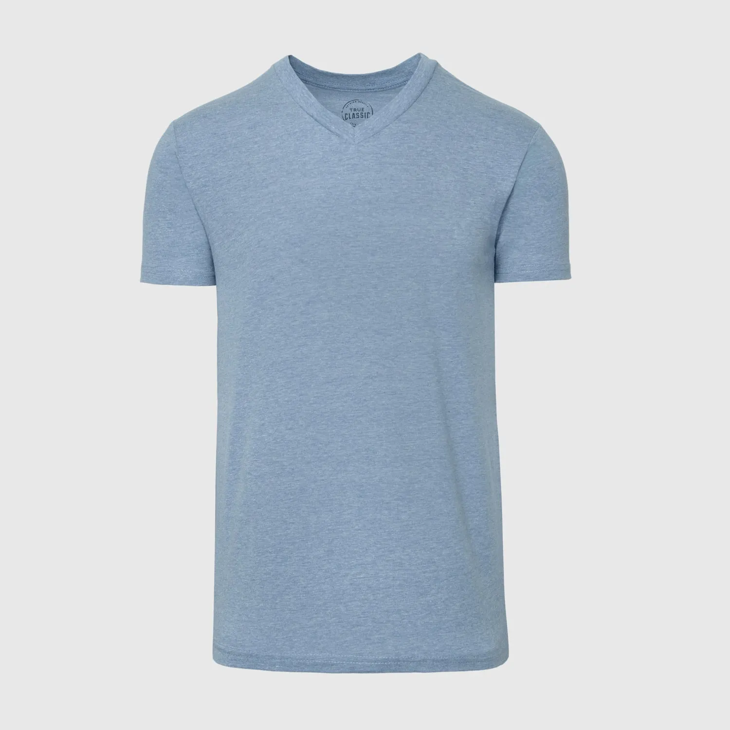 Heather Indigo V-Neck Tee