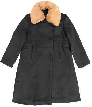 JACKET4-Black/Natural Fur