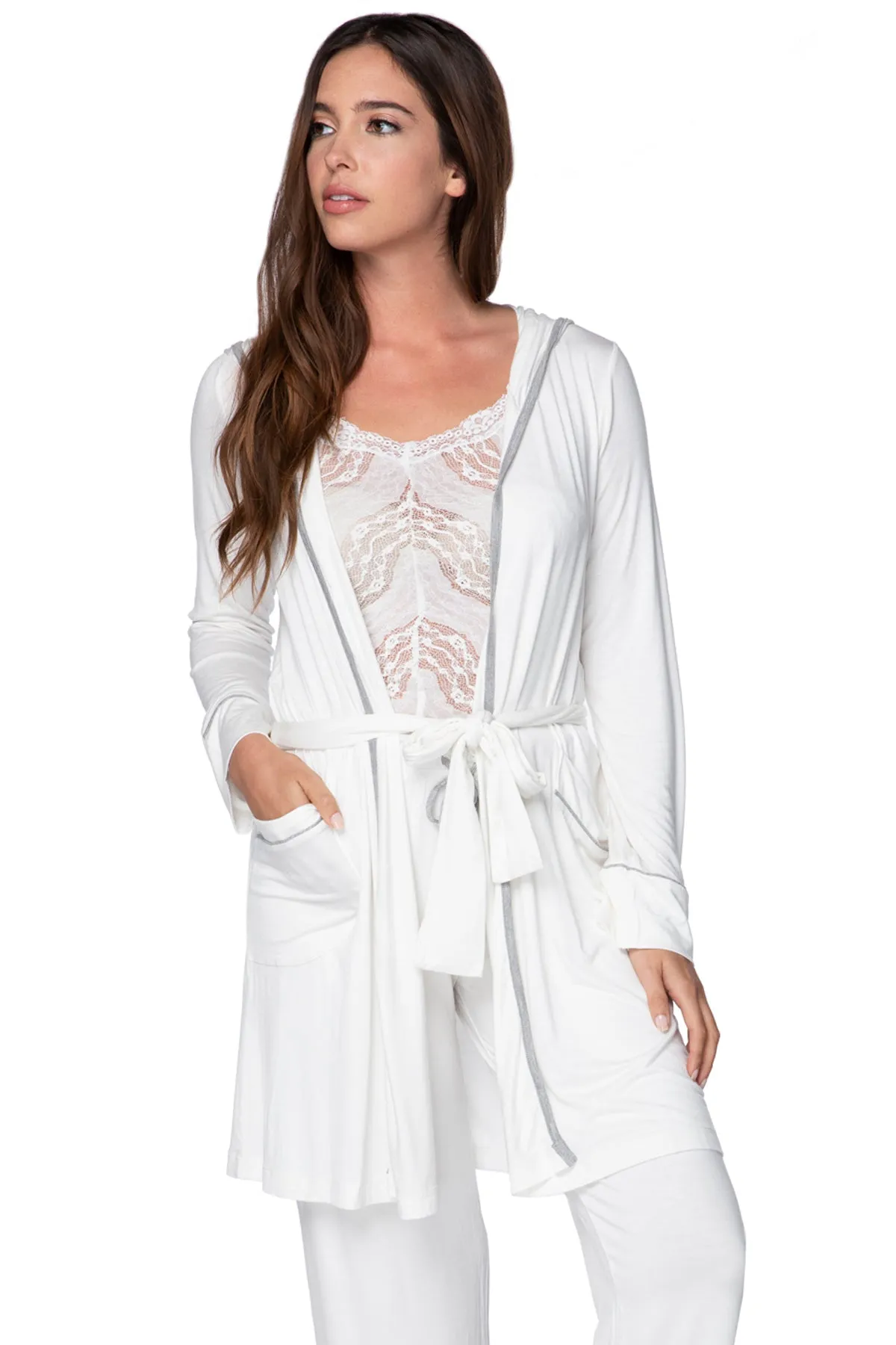 Jersey Knit Pippa Short Robe