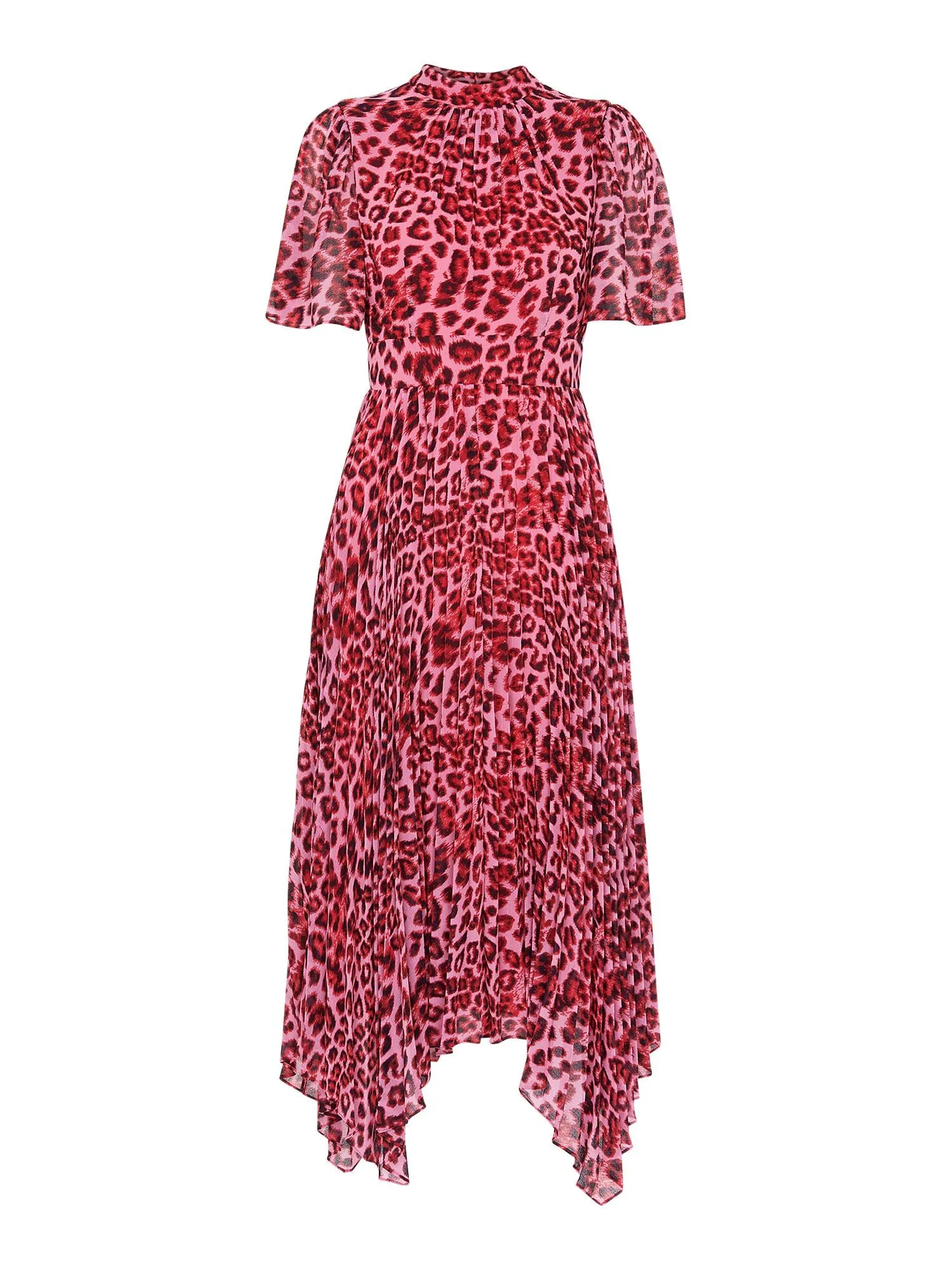 Jungle Cheetah Pleated Dress