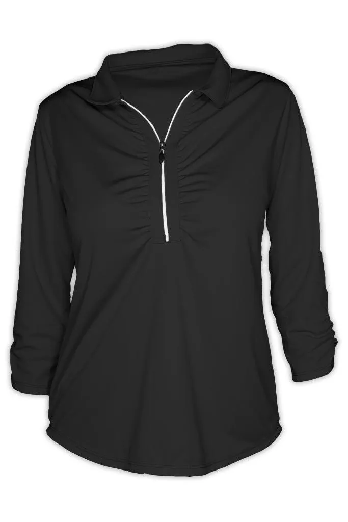 Ladies Shell Caye 1/4 Zip Pullover