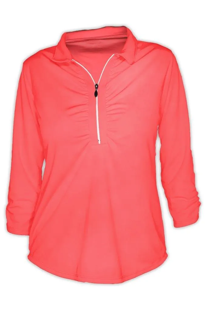 Ladies Shell Caye 1/4 Zip Pullover