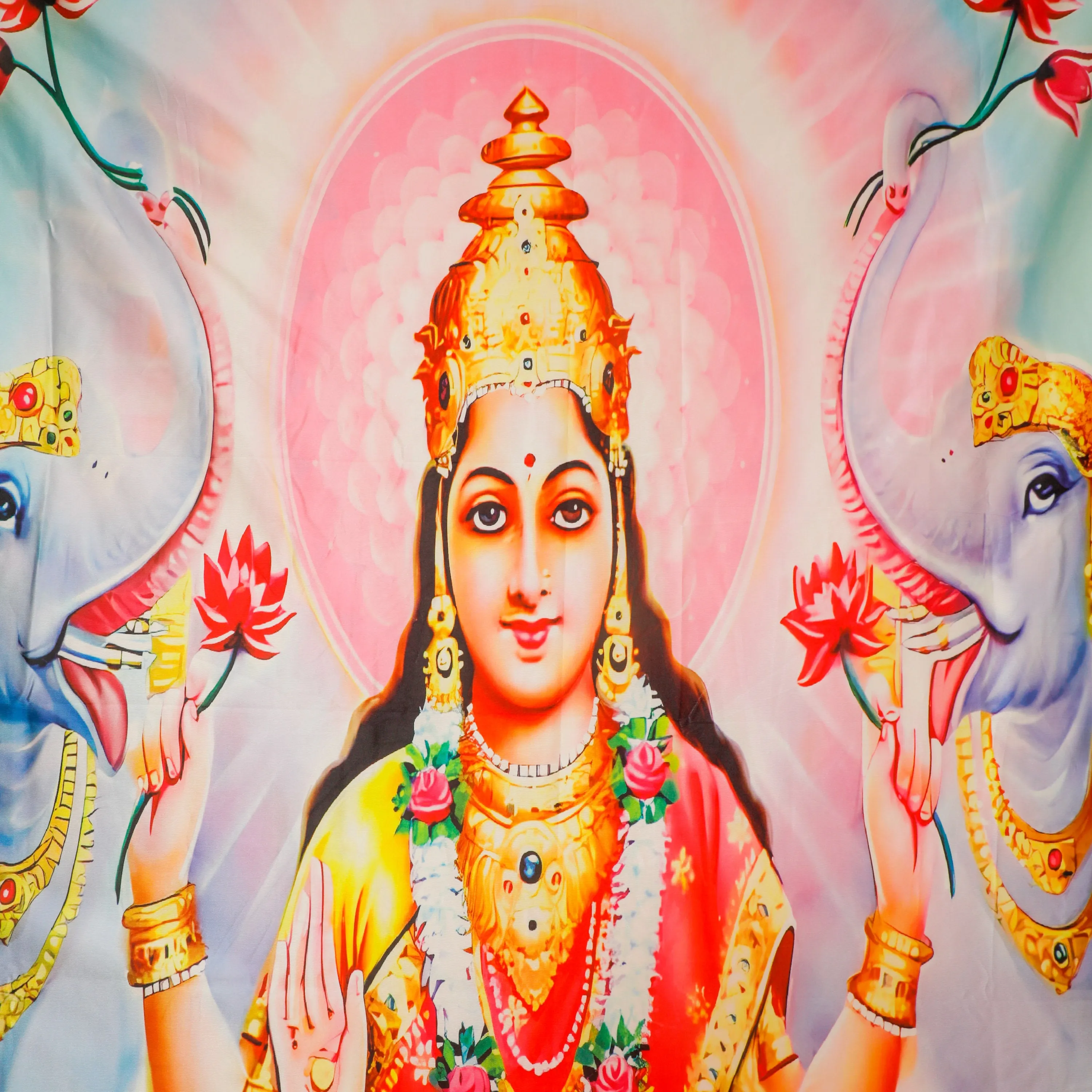 Lakshmi Mata Backdrop Cloth