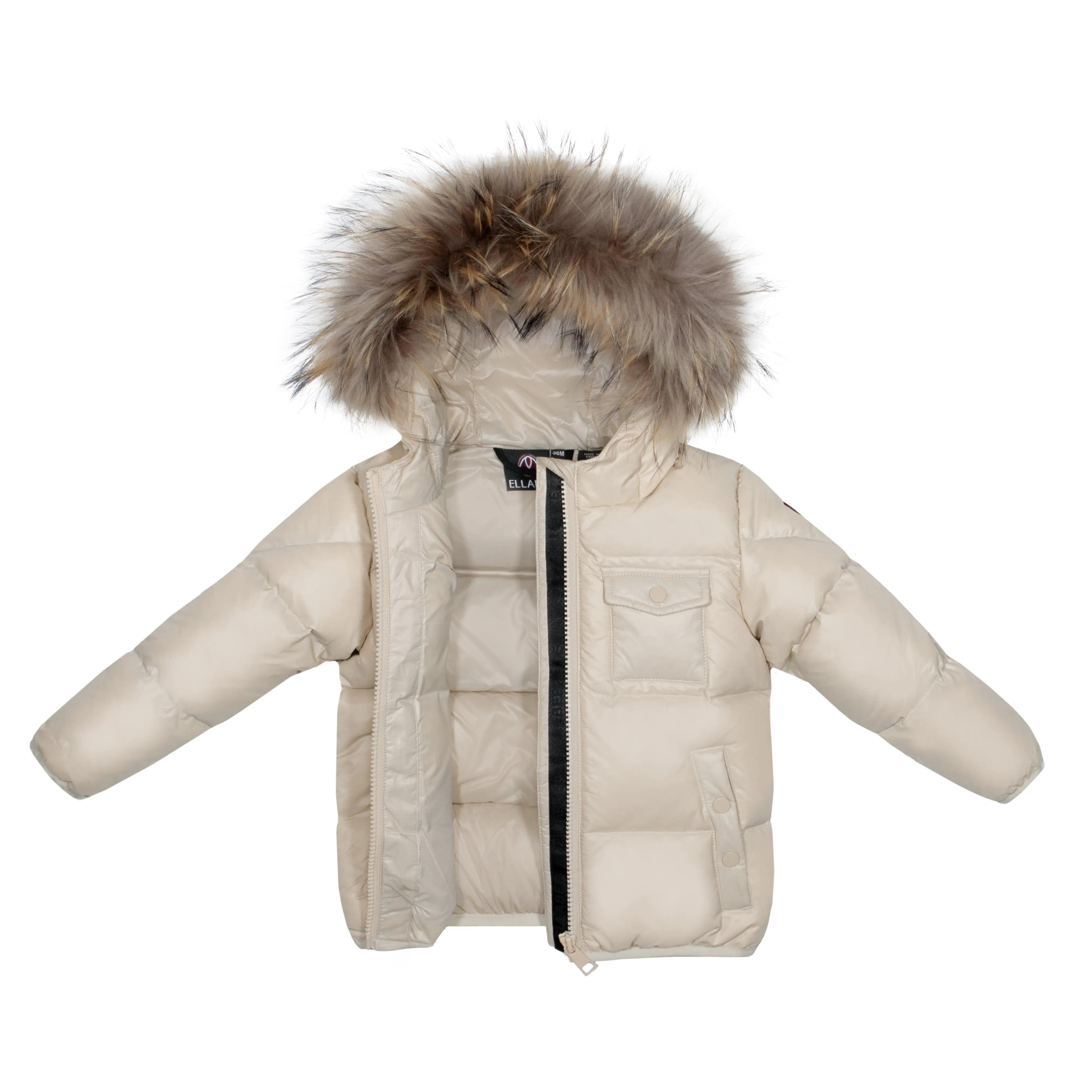 LEA ENFANT DOWN JACKET BEIGE