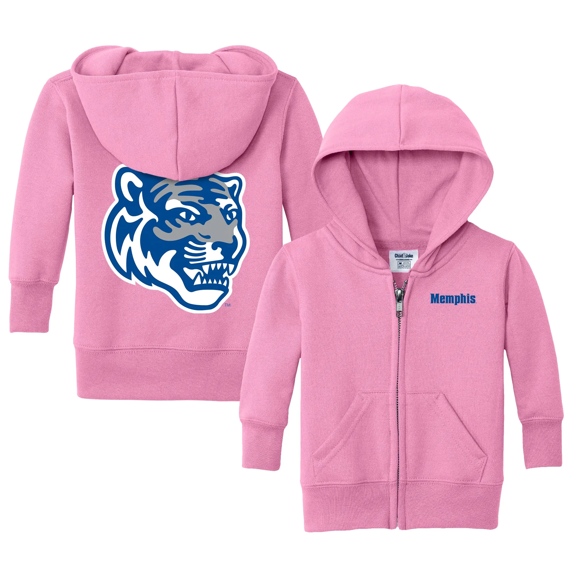 Memphis Tigers Logo Infant Full-Zip Sweatshirt