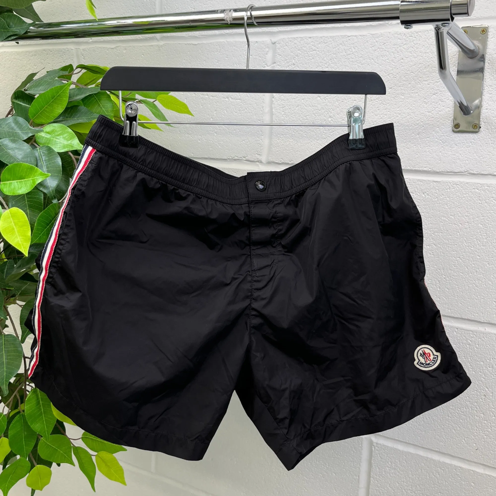 Men's Logo Swim Shorts Black Size XL