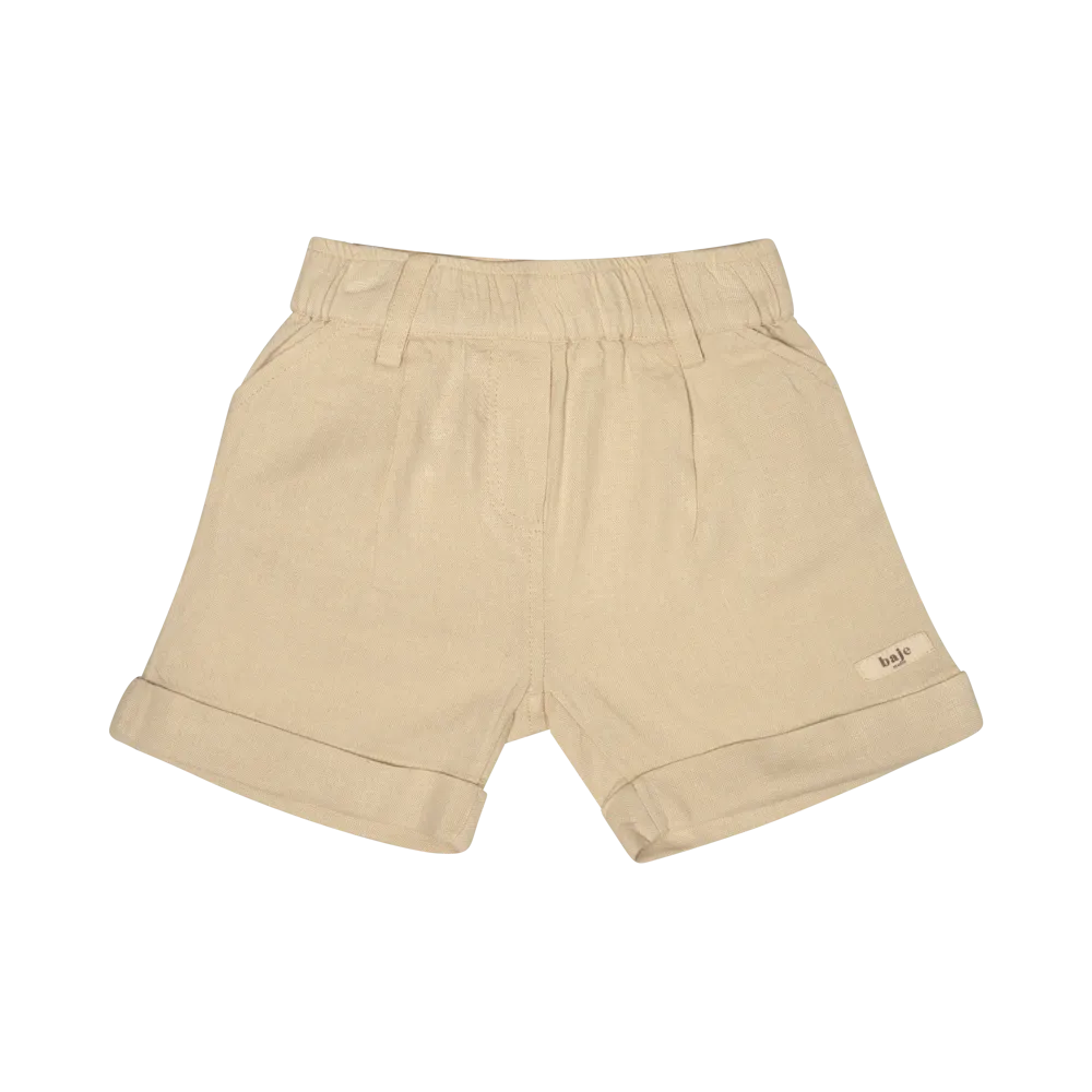 MILLS LINEN SHORT-Sand