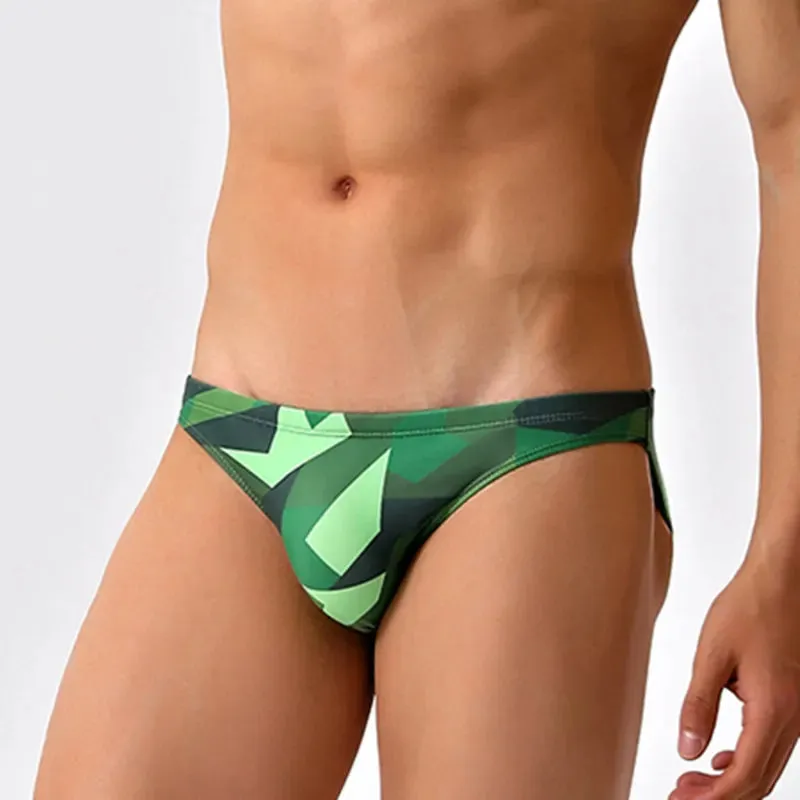 Modern Camo Low Cut Swim Brief