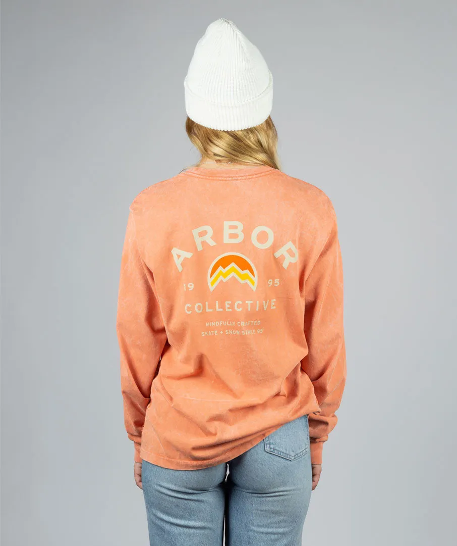 MTN Long Sleeve Tee - Mineral Wash Amber