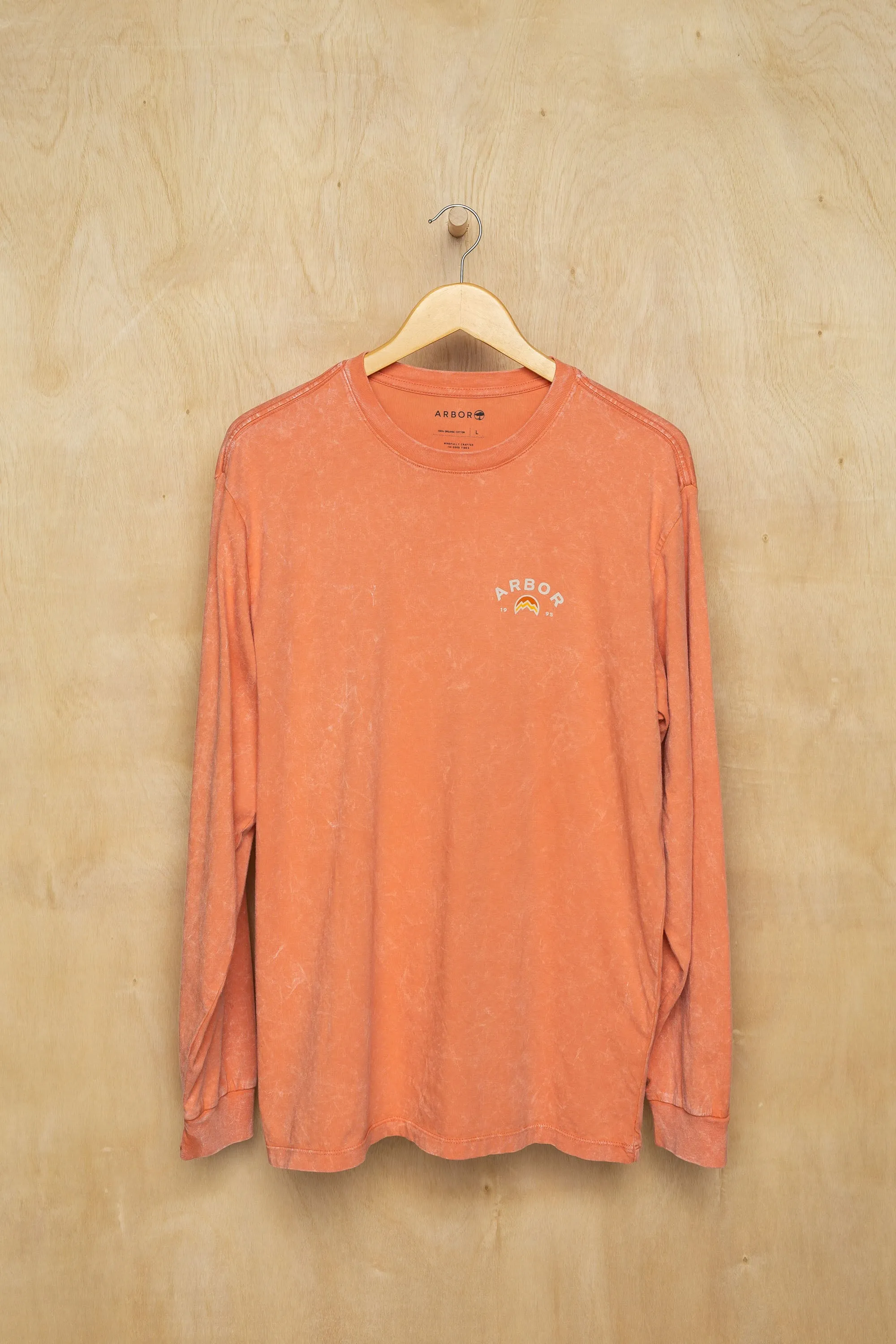 MTN Long Sleeve Tee - Mineral Wash Amber