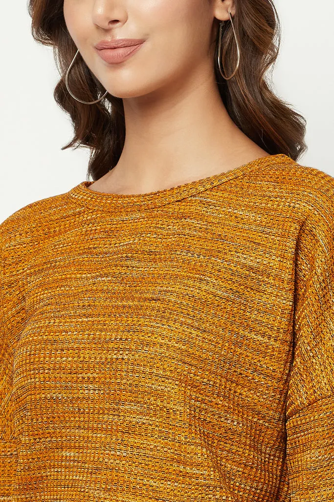 Mustard Textured Loungewear