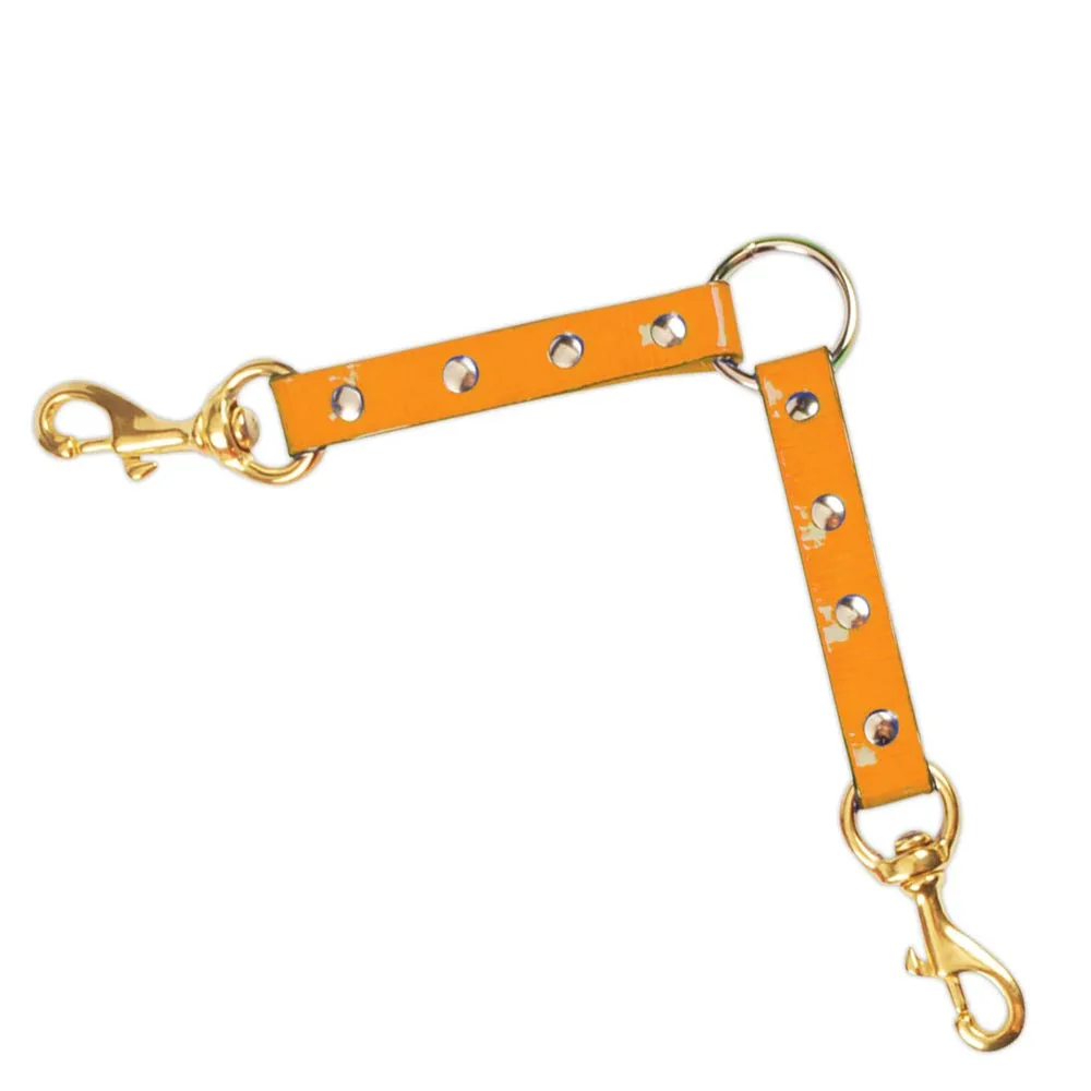 Nite Lite Day-Glo Two Dog Lead Couplers