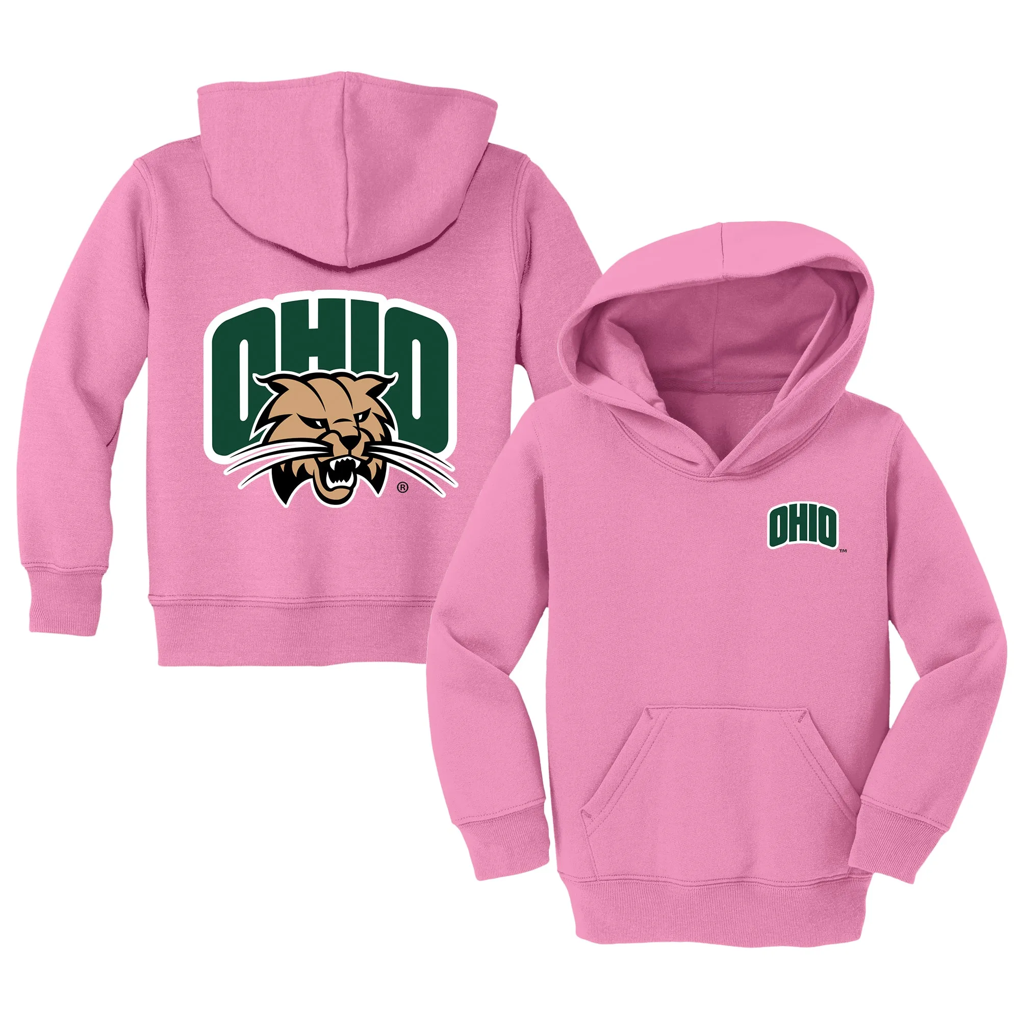 Ohio Bobcats Logo Toddler Pullover Sweatshirt