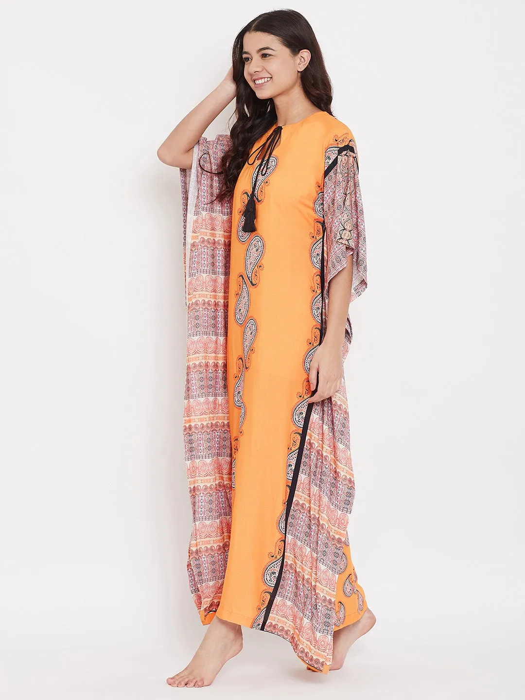 Paisley Trail Loungewear Kaftan - (Clearance - Final Sale)