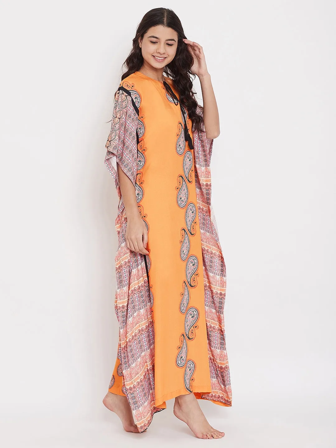 Paisley Trail Loungewear Kaftan - (Clearance - Final Sale)