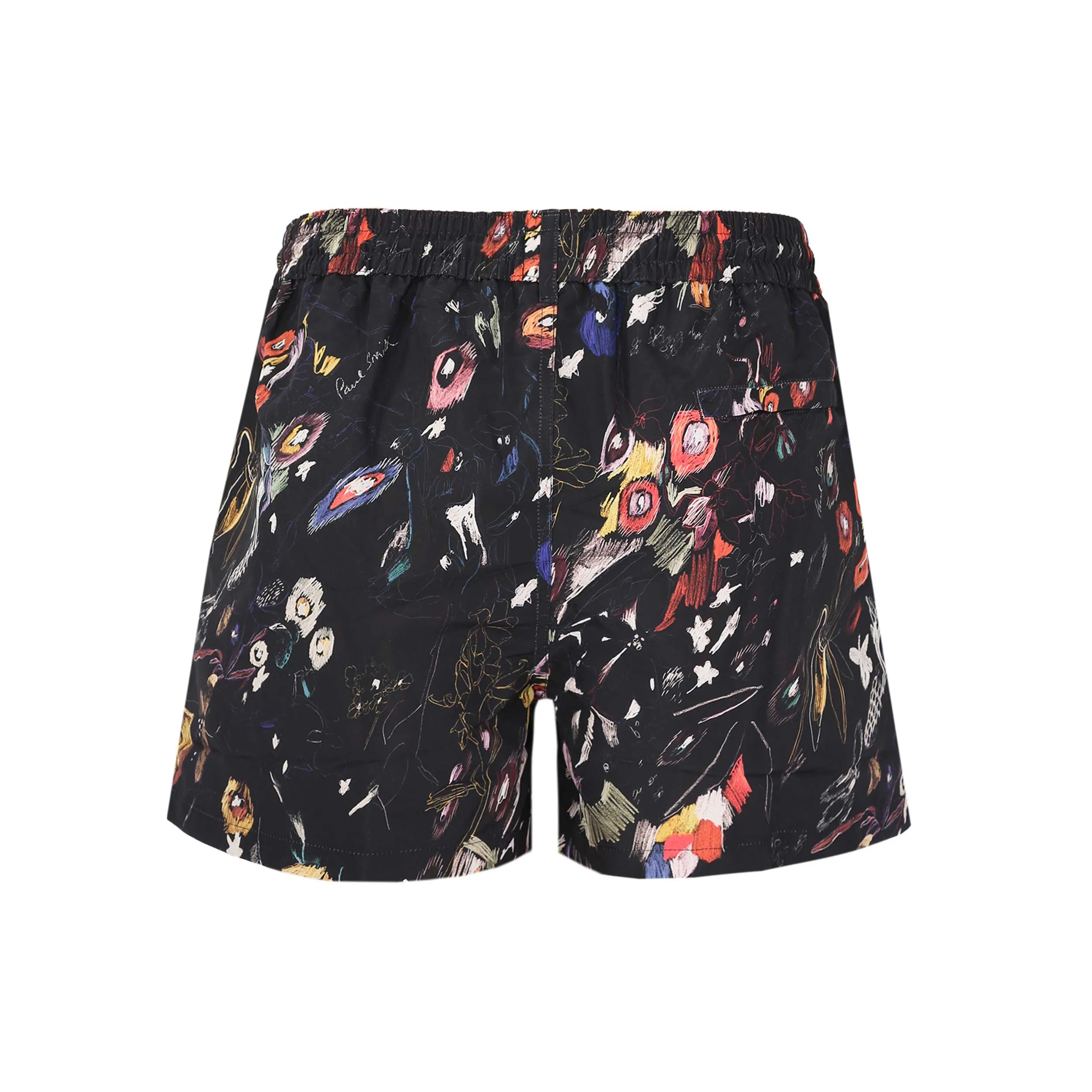 Paul Smith Botanical Swim Short in Black